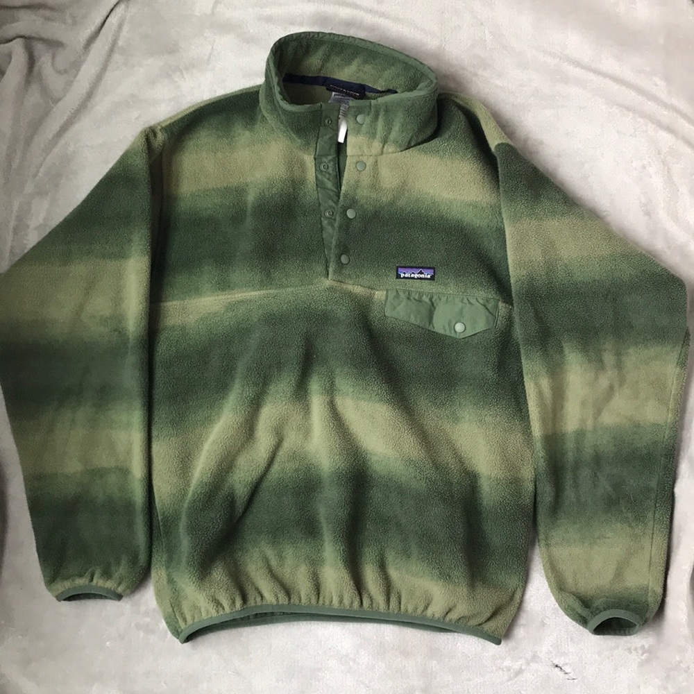 Patagonia Men’s Medium Synchilla 3/4 Button-Up